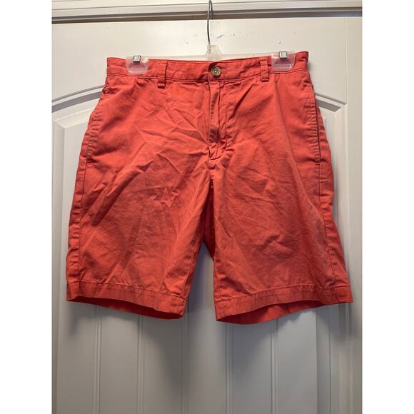 Vineyard Vines Men’s Flat Front Casual‎ Summer Twill Breaker Shorts Size 30 Pink - Picture 1 of 4